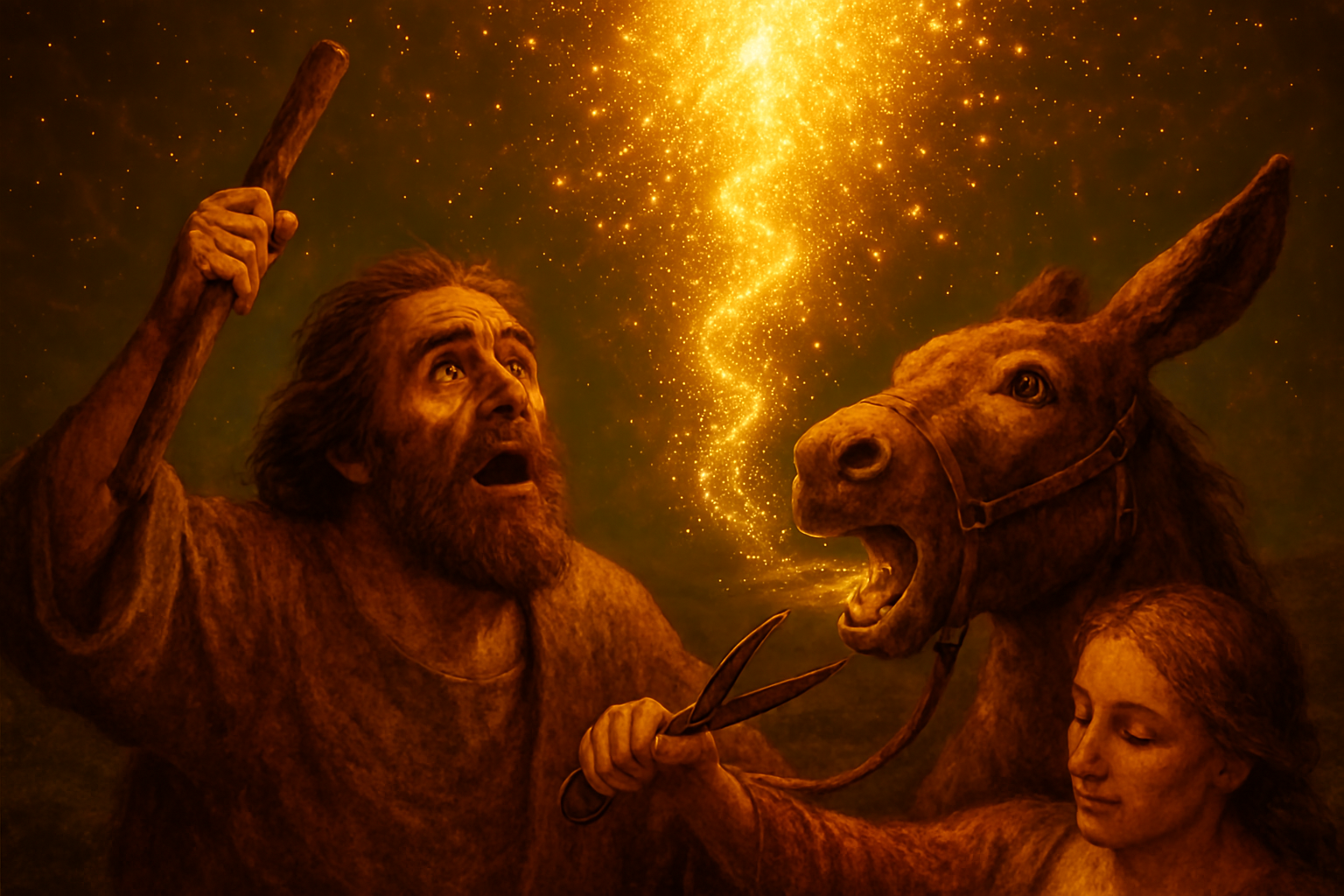 BALAAM AND THE TALKING DONKEY